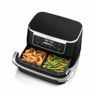 Best Air Fryers for Large Families - Ninja DZ071, Nuwave Brio 15.5Qt, and Nuwave Brio 10-in-1